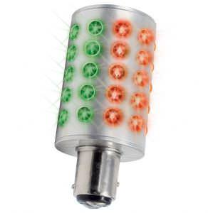 BAY15D LED REPLACEMENT BULBS - BULB TWO COLOUR (click for enlarged image)