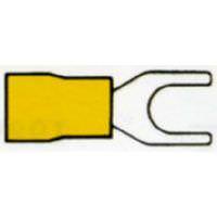 4.3 MM YELLOW FORK TYPE INSULATED TERMINALS