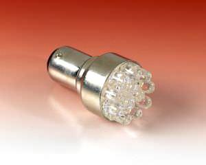 LED REPLACEMENT BULB SBC TYPE BA15D 12V RED (click for enlarged image)