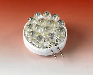 LED REPLACEMENT BULB G4 TYPE 12-14V RED (click for enlarged image)
