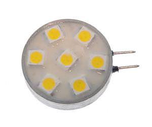 LED REPLACEMENT BULBS - SIDE PINS - WARM WHITE 3200K 10V-15V AC/DC (click for enlarged image)