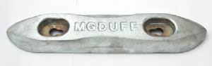 MG Duff ZD72BM 7 Kg Zinc Anode 200-225mm Bolt Centres (click for enlarged image)
