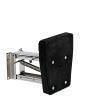 Stainless steel motor brackets, plastic pad, for motor : 10 CV - 30 kg max.